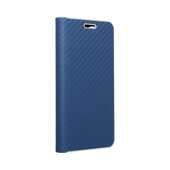 Pouzdro / obal na Xiaomi Redmi 10 modrý - Forcell Luna Book Carbon