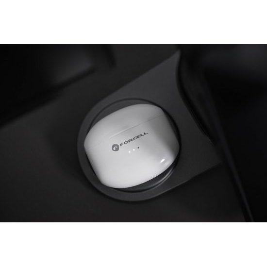 Bezdrátová sluchátka Bílá - FORCELL F-AUDIO (ANC)