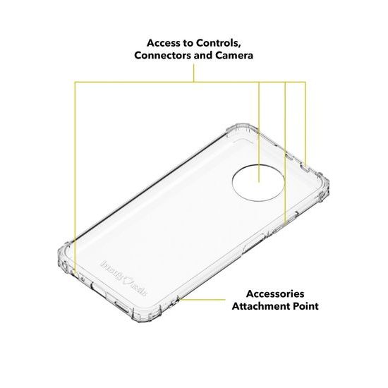 Obal / kryt na Xiaomi Redmi Note 9 5G / 9T průhledný - Shockproof