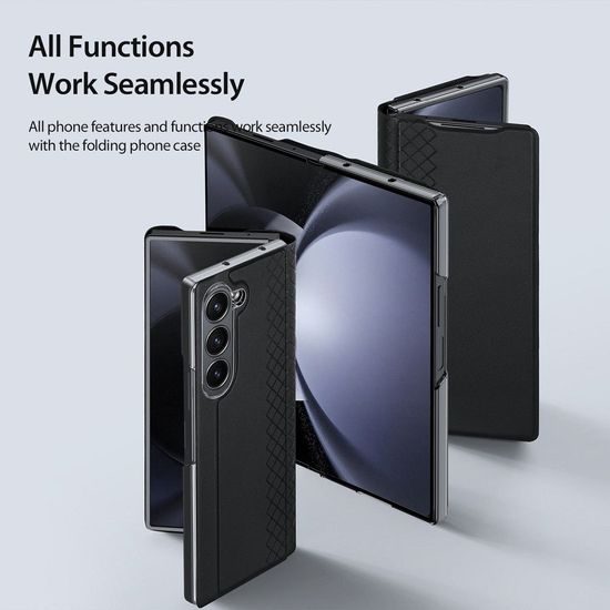 Obal / kryt na Samsung Galaxy Z Fold6 5G růžový - knížkový Dux Ducis Brill