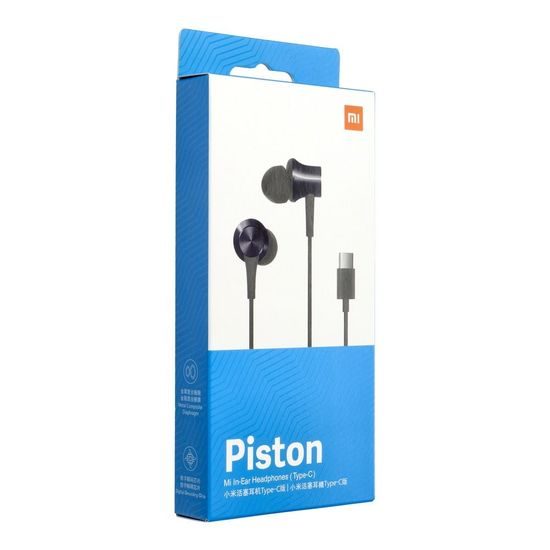 Originalní sluchátka Xiaomi USB-C černé