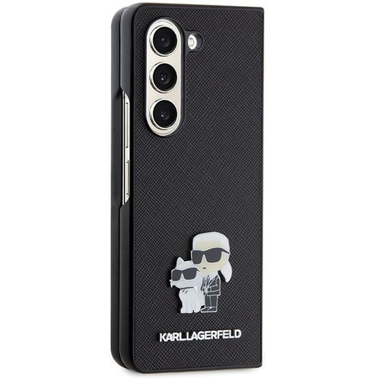 Obal / kryt na Samsung Galaxy Fold 5 čierny - Karl Lagerfeld