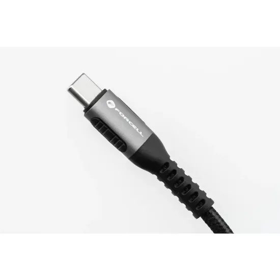 Kabel typ USB / USB-C QC4.0 3A 66W, 3 m - černý Forcell F-ENERGY
