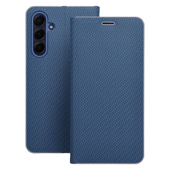 Puzdro / obal na Xiaomi 13 Lite modré - book LUNA Book Carbon