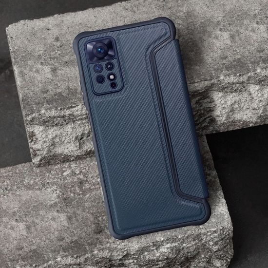 Puzdro / obal na Xiaomi Redmi NOTE 13 PRO Plus 5G modré - kniha RAZOR Book