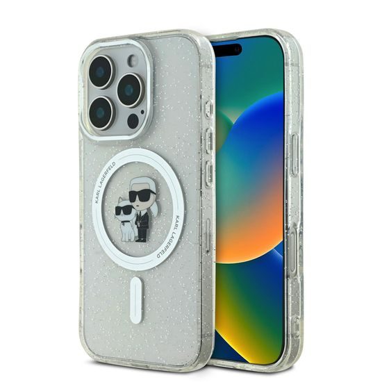 Obal / kryt na Apple iPhone 16 Pro Max (Mag Safe) průhledné - Karl Lagerfeld