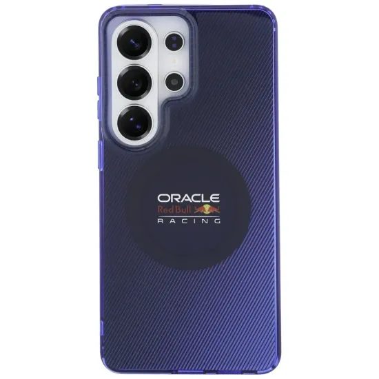Obal / kryt na Samsung Galaxy S26 Ultra tmavě modrý s MagSafe - Red Bull Magnetic Double Layer PC Blended Lines