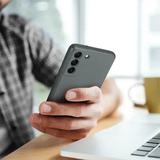 Obal / kryt na Samsung Galaxy A26 5G šedý - METALLIC Case