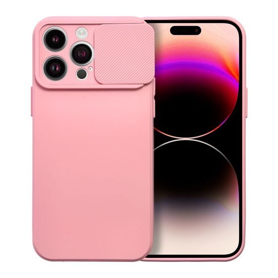 Obal / kryt na Apple iPhone 14 Pro Max růžový - SLIDE Case
