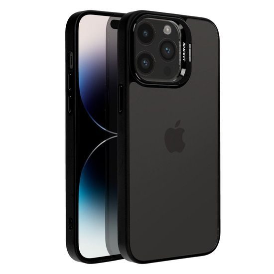 Obal / kryt na Apple iPhone 15 PRO MAX čierne - BRACKET