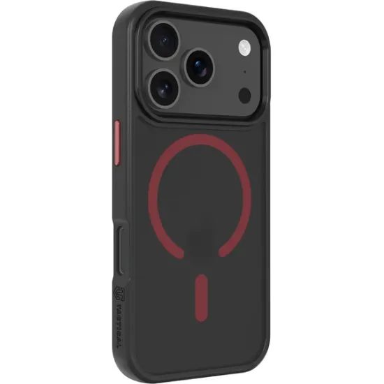 Obal / kryt na Apple iPhone 17 Pro černo-červený - Tactical MagForce Hyperstealth 2.0