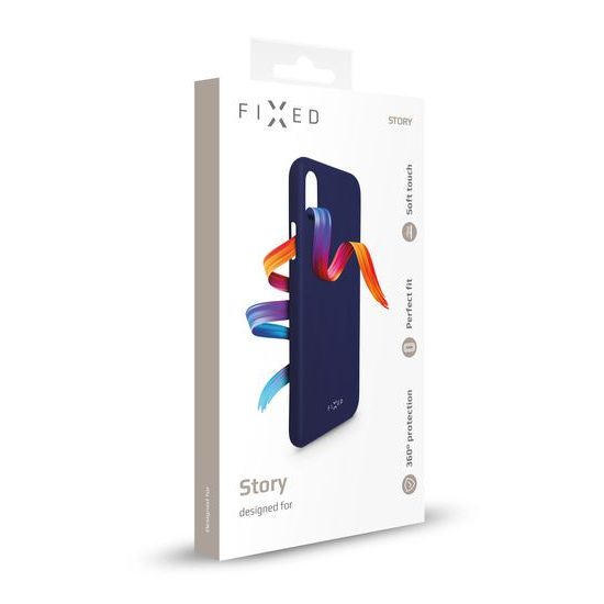 Obal / kryt pre Xiaomi Poco M3 tmavomodrý - FIXED