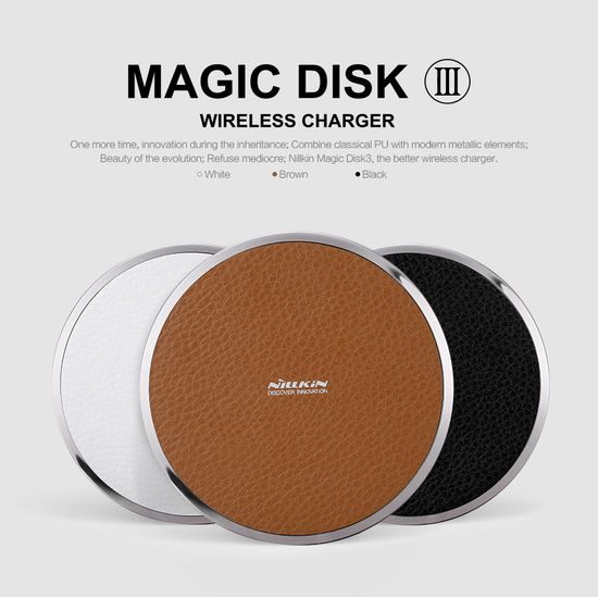 Bezdrátová nabíječka 10W Nillkin Magic Disc 3 černá