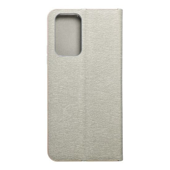 Puzdro / obal pre Xiaomi Redmi Note 10 Pro strieborný - kniha Luna Book
