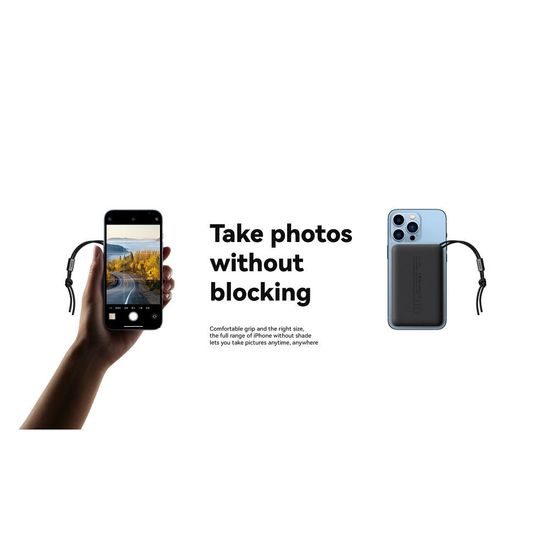 Powerbanka s možností bezdrátového nabíjení MagSafe 10000 mAh PD QC3.0 2A 20W bílá - VEGER