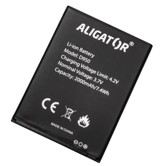 Baterie ALIGATOR D950, Li-Ion 2000 mAh, originální