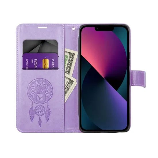 Pouzdro / obal na Xiaomi Redmi Note 15 5G fialové - knížkové MEZZO Book