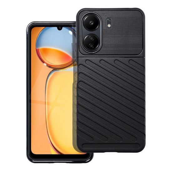 Obal / kryt na Xiaomi Redmi 13C černý - THUNDER