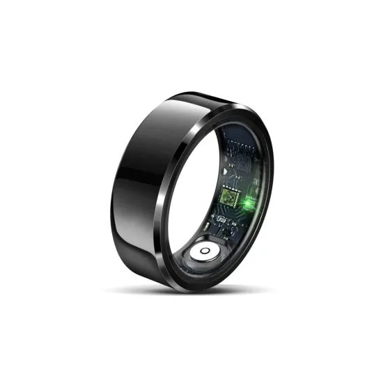 Chytrý prsten Aligator Smart Ring černý - vel. 9