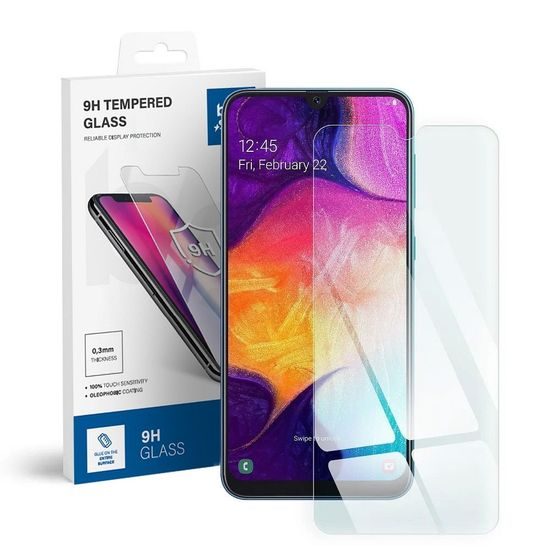 Tvrzené / ochranné sklo Samsung Galaxy A50 - plné lepení Blue Star