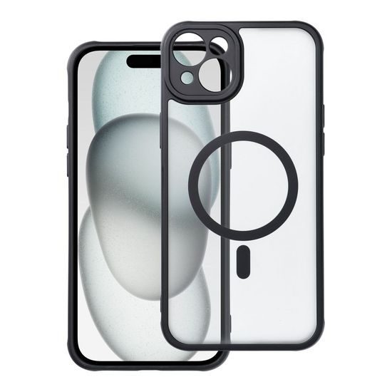 Obal / kryt na Apple iPhone 15 Plus čierne - Matte Mag Cover