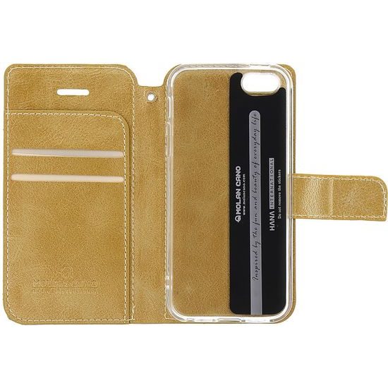 Puzdro / obal pre Apple iPhone 11 Pro zlaté - kniha Molan cano