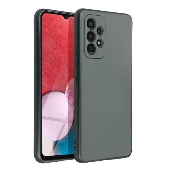 Obal / kryt na Samsung Galaxy A52 5G / A52 LTE ( 4G ) / A52S sivý - METALLIC Case