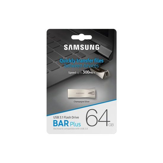 Flashdisk USB 3.1 64GB kovová stříbrná - Samsung