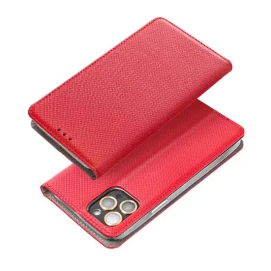 Pouzdro / obal na Samsung Galaxy A17 červené - knížkové SMART CASE