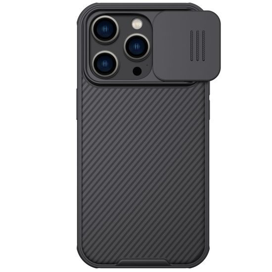 Obal / kryt na Apple iPhone 14 Pro Max černý s krytkou fotoaparátů - Nillkin CamShield Pro