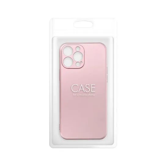 Obal / kryt na Apple iPhone 16e růžový - Metallic Case