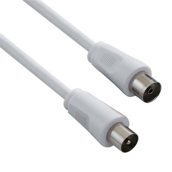 Premium Cord TV prepojovací kábel M/F 75 Ohm 2m