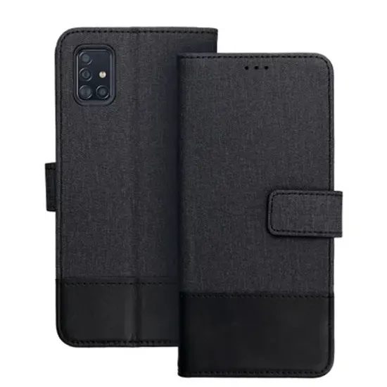Pouzdro / obal na Samsung Galaxy A51 černé - knížkové GOMMA