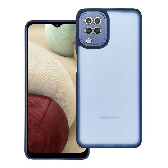 Obal / kryt na Samsung Galaxy A12 modrý - VARIETE