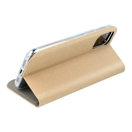 Puzdro / obal na Apple iPhone 16 Pro Max zlaté - kniha SENSITIVE