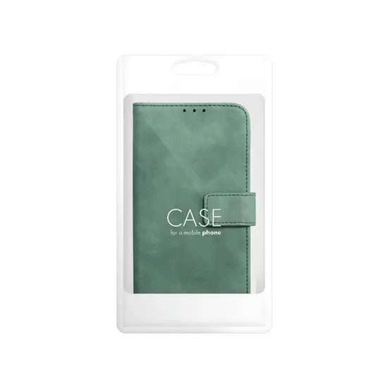 Pouzdro / obal na Samsung Galaxy A57 5G zelené - knížkové TENDER