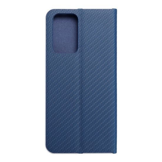 Pouzdro / obal na Xiaomi Redmi Note 10 Pro modré - knížkové LUNA Carbon