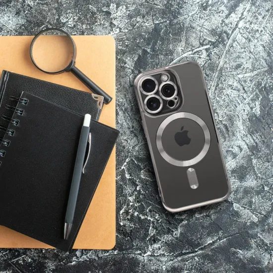 Obal / kryt na Samsung Galaxy A57 šedý - Electro MagCover