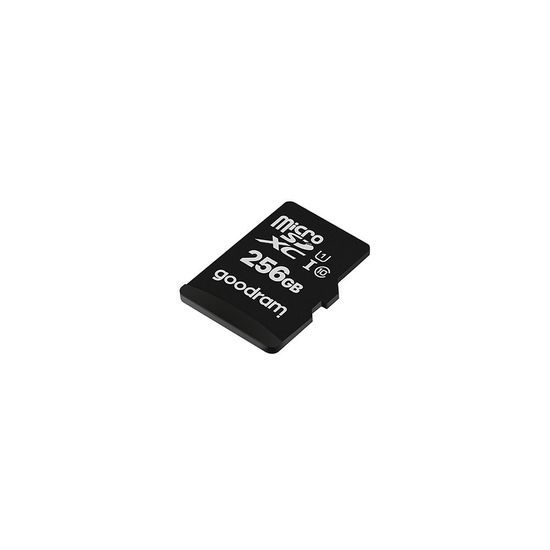 Paměťová karty microSD, SD 256GB, 100MB/s s adaptérem, černá - Goodram
