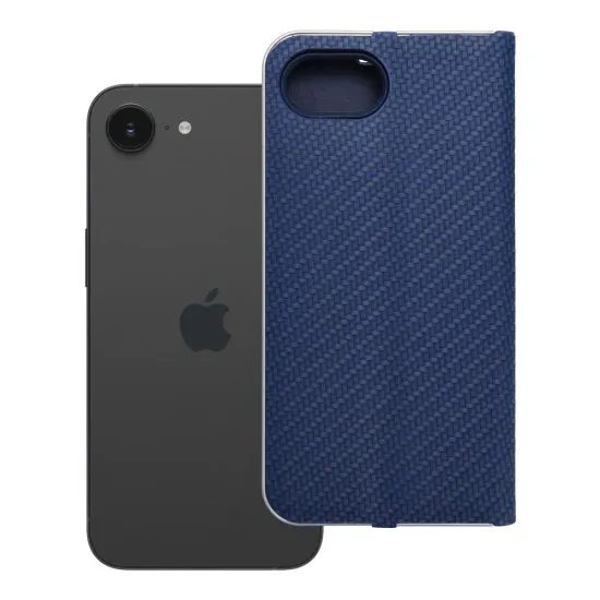 Pouzdro / obal na Apple iPhone 16e modrý - knížkový Luna Book