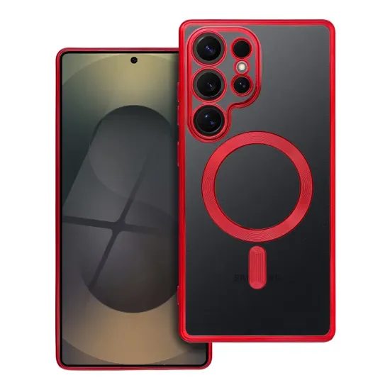Obal / kryt na Samsung Galaxy S26 Ultra červený - Electro Mag Cover