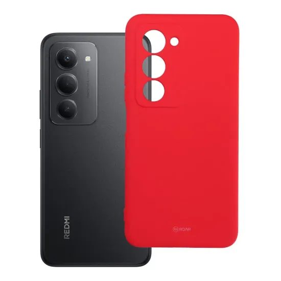 Obal / kryt na Xiaomi Redmi 15 4G/5G červený - Roar Colourful Jelly