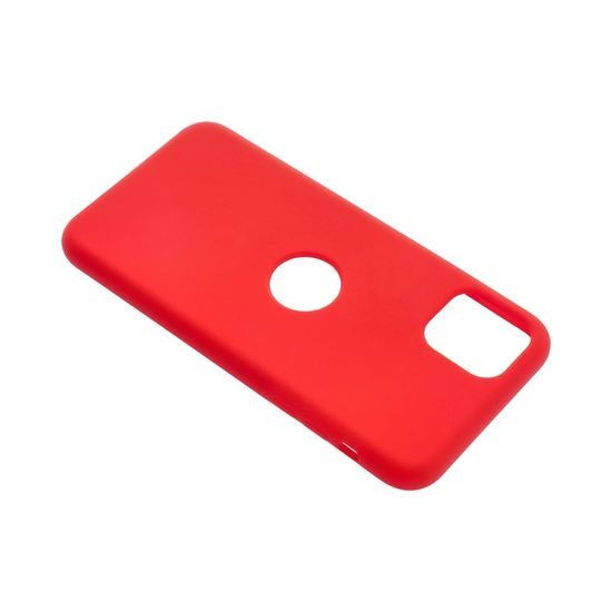 Obal / kryt na Apple iPhone 14 PRO MAX ( 6.7 ) červený - Forcell SILICONE