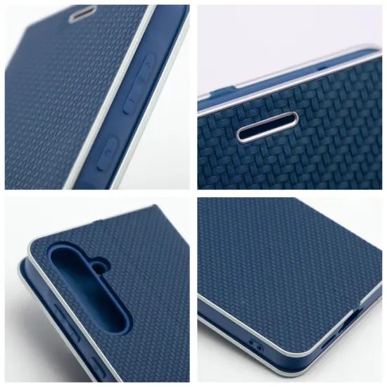 Pouzdro / obal na Samsung Galaxy A56 5G modrý - Luna Carbon