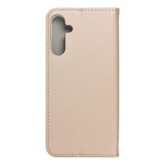 Puzdro / obal na Samsung Galaxy A15 zlaté - kniha Smart Case