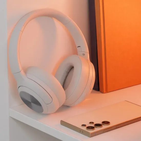 Bezdrátová bluetooth sluchátka ANC W54 bílé - HOCO