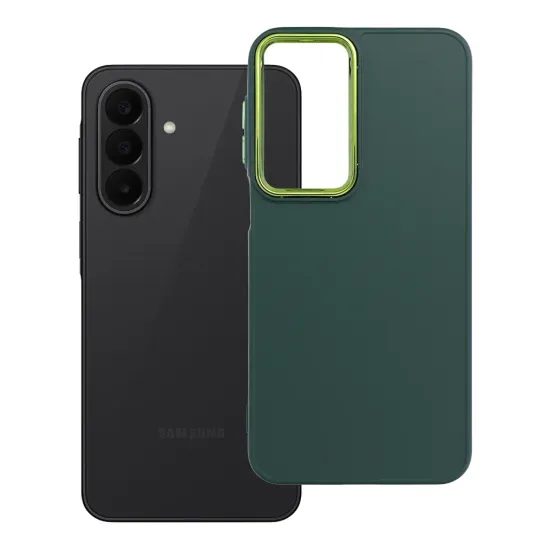 Obal / Kryt na Samsung Galaxy A27 5G zelený - Frame