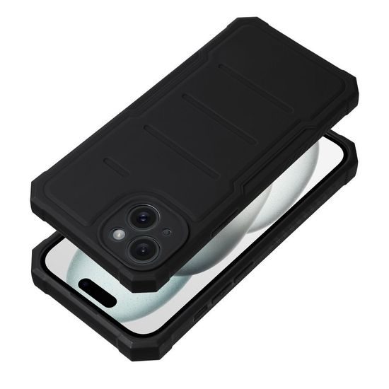 Obal / kryt na Apple iPhone 15 Plus čierne - Heavy Duty