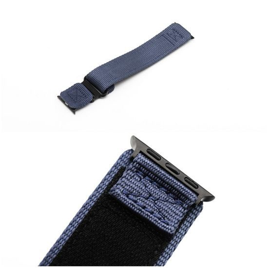 Nylonový řemínek na APPLE Watch 42 / 44 / 45 / 49 mm modrý - FORCELL