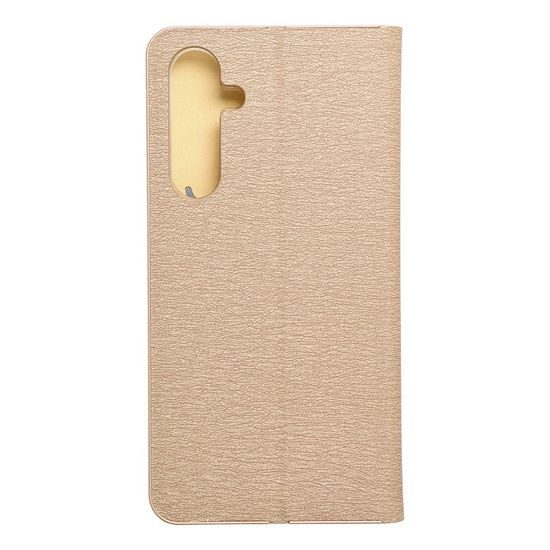 Puzdro / obal na Samsung Galaxy A55 5G zlatý - kniha LUNA